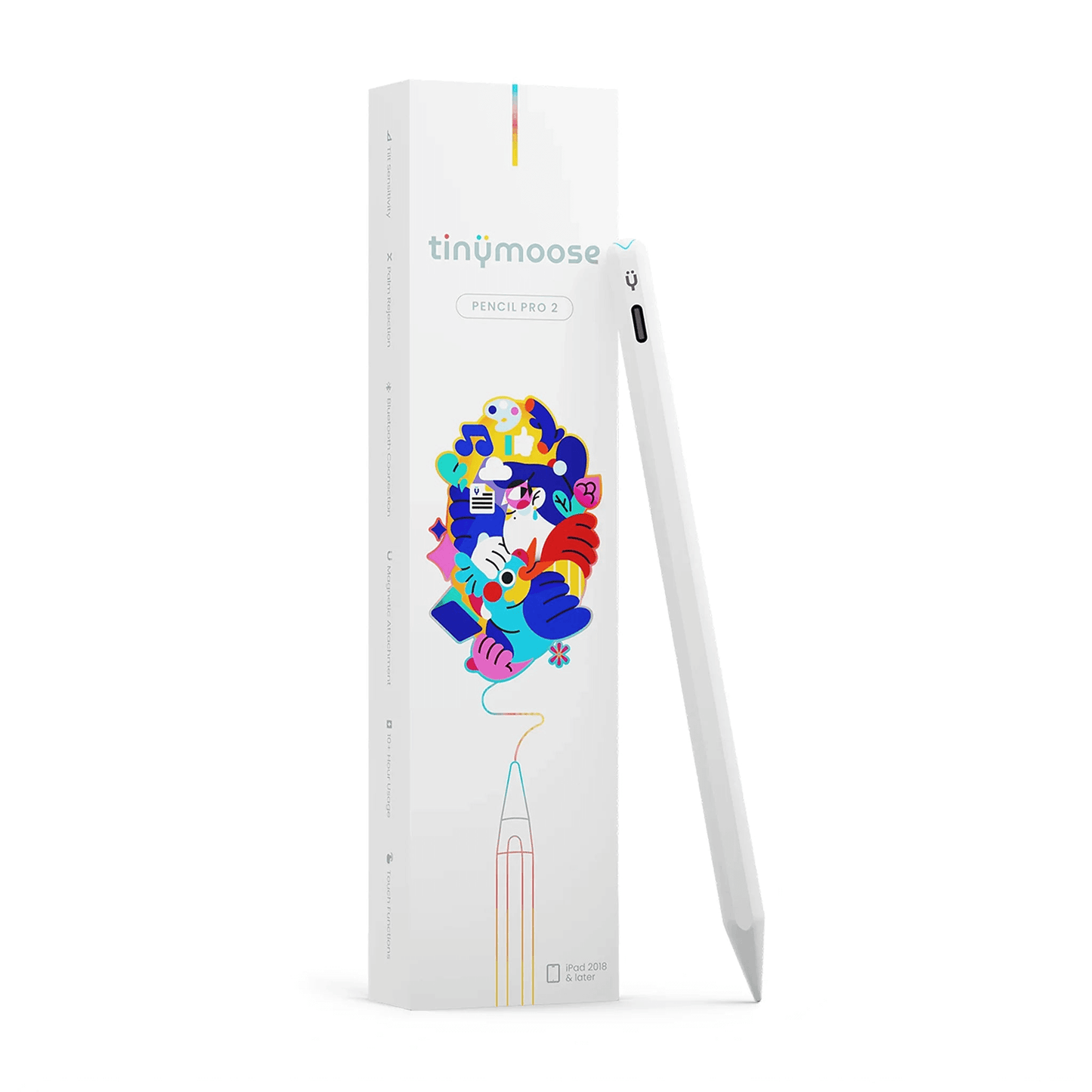Pencil Pro 2 | Alpine White - iPad Pen with Gesture Control
